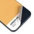 Amber Yellow iPhone 14 Plus Skin